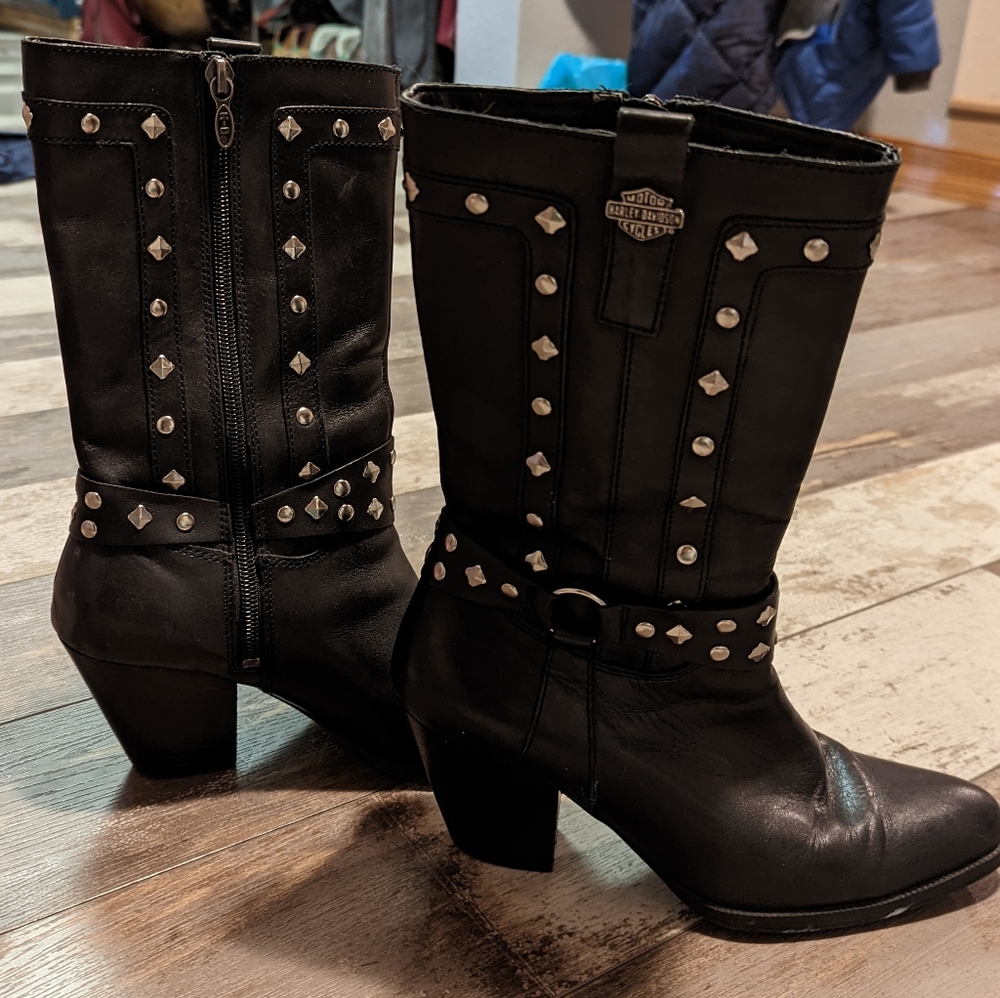 Harley Davidson After Riding Boots